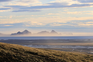 View of the Westman Islands at sunset Iceland © Frank Fichtmüller