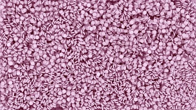 drugs, pink small tablets, vitamins, pills, medicinal background, concept development medicine, pharmacology, health, humanization care, drug addiction problems, day medic, overdose, 3d rendering