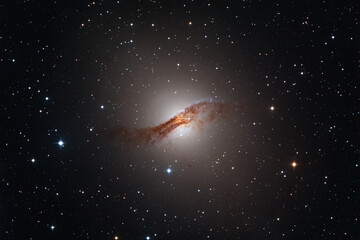 Obraz na płótnie Canvas Centaurus A is a galaxy in the constellation of Centaurus