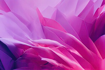 close up of pink floral wave generative ai
