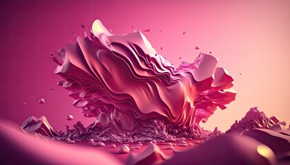 floral confetti generative ai