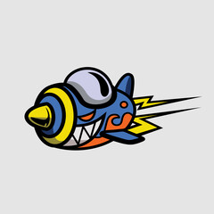 Lightning Plane Logo