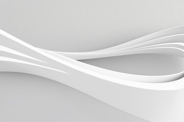 Abstract white wave background white graphic line wallpaper Paper style smooth background elegant composition