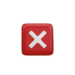 Obraz premium Cross mark symbols icon. Buttons with cross
