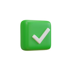 Check mark symbols icon. Buttons with checkmark.