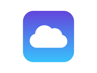 Cloud computing logo design vector	