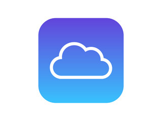 Cloud computing logo design vector	