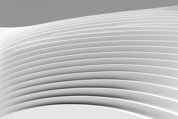 Naklejka premium Abstract white wave background white graphic line wallpaper Paper style smooth background elegant composition
