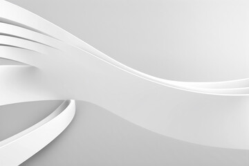 Abstract white wave background white graphic line wallpaper Paper style smooth background elegant composition
