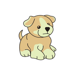 Dog logo vector design icon