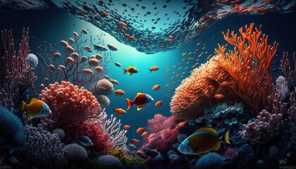 Beneath the Waves: An Immersive Journey to a Colorful Underwater World