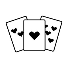 poker cards icon png image with transparent background