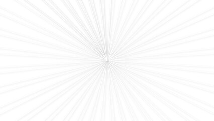 White color retro radial background, vector illustration.