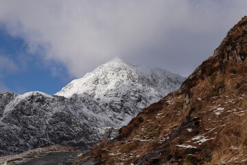 Snowdon Snowdonia wales winter