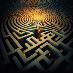 The labyrinth of the mind is a citadel of its own. Generative ai