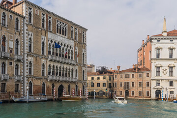 Fototapeta na wymiar Architectural detail in Venice, Italy 