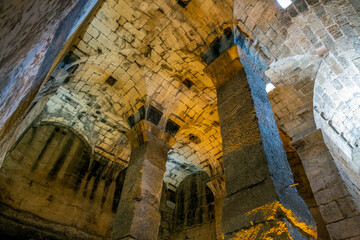 Graveyard of Dara Ancient city in Mardin, Turkey.