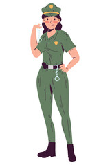 female police professional worker