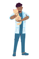 veterinary male professional worker