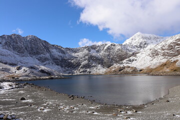Snowdon, Snowdonia wales winter