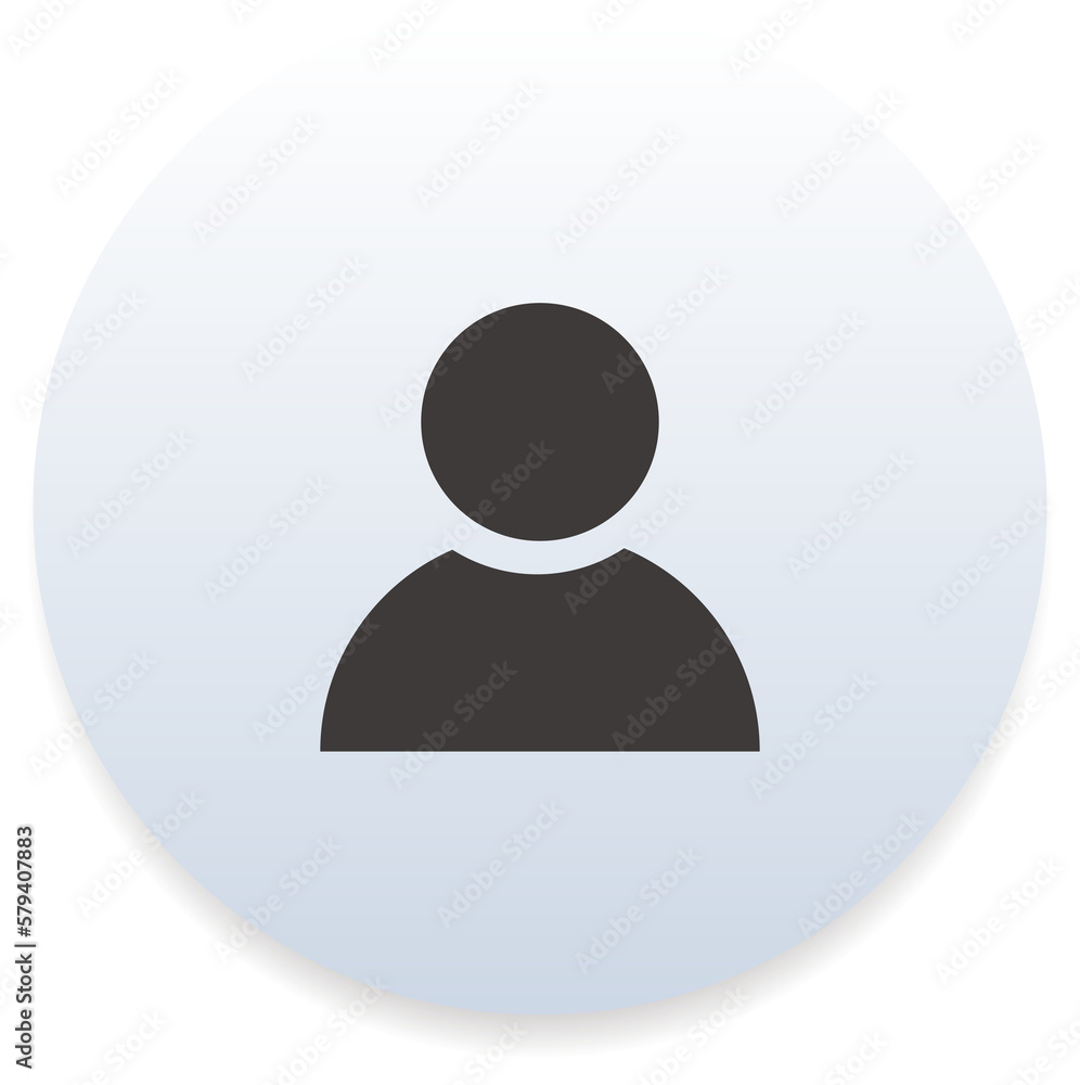 Poster user icon for website and mobile apps