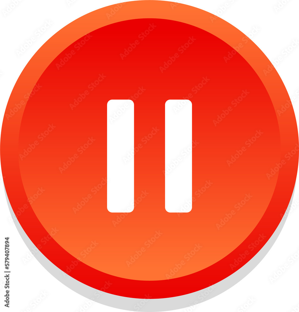 Poster stop button icons. for website and mobile apps