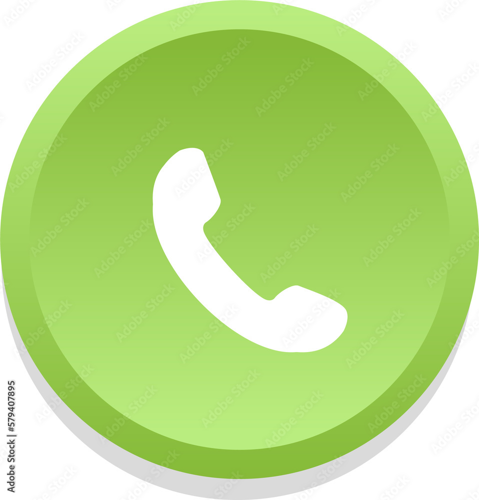 Poster incoming phone call screen user interface icon .for website and mobile apps