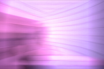 Abstract pink background. Blurred background with curved lines pink tint.