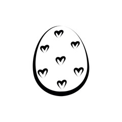 Happy Easter egg illustration