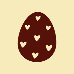 Happy Easter egg illustration