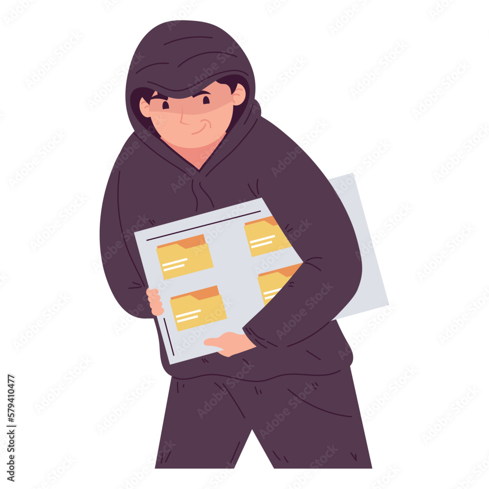 Poster hacker stealing your information