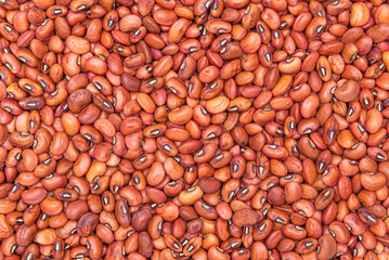 Red beans background. Vegetarian or Vegan healthy food concept.