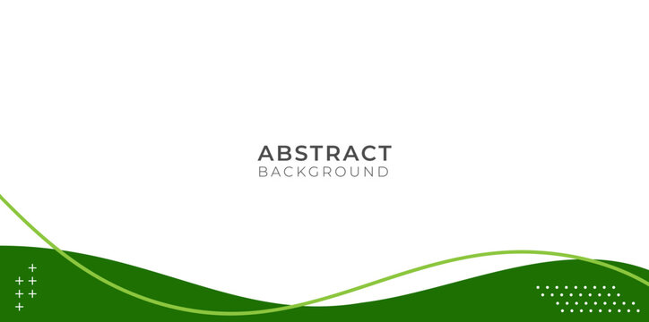 Abstract green background design, Template Vector Green colors, Background with Wave Design