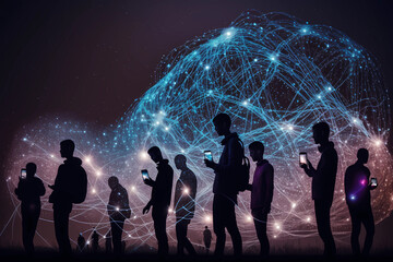People use phones, everything is connected with the help of a neural network, the Internet, digital technologies. Generative AI