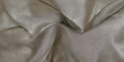 silk satin fabric grey, satin fabric, textured background for presentation, silk clothe folds, silk fabric texture, AI generated