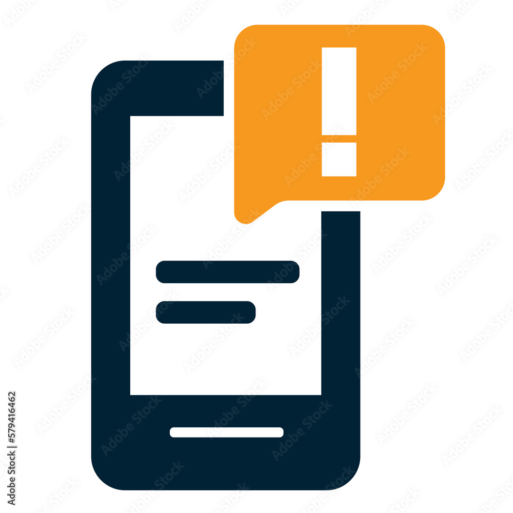 Poster simple web or app information system icon. ui ux illustration