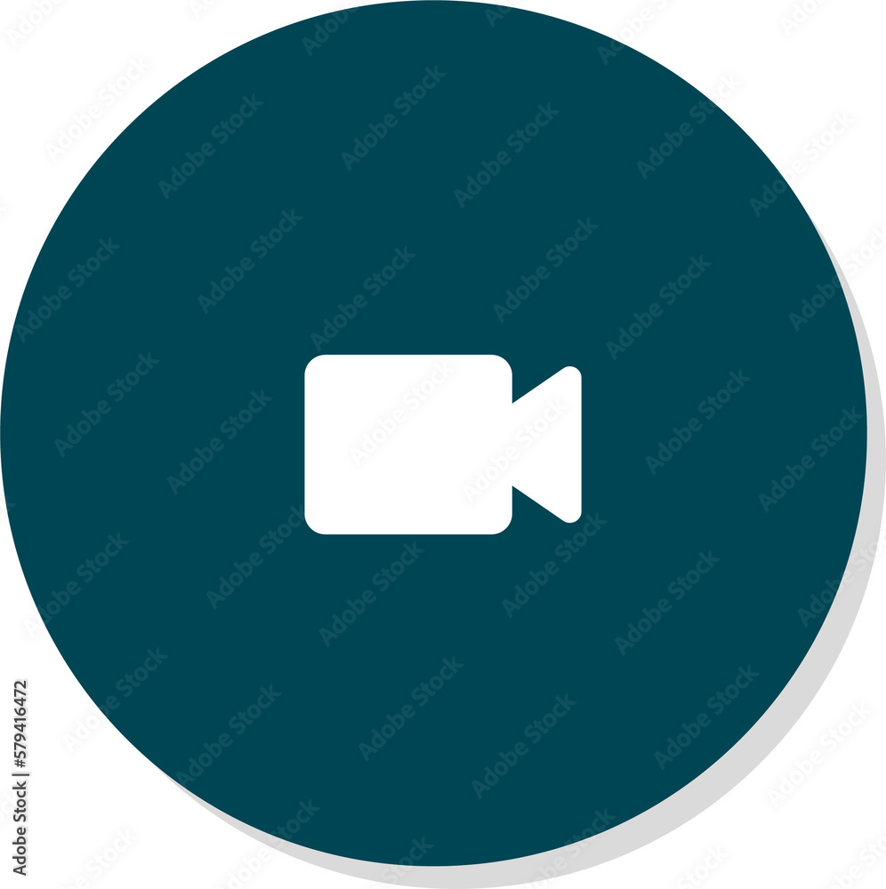 Poster video camera vector set. for website and mobile apps
