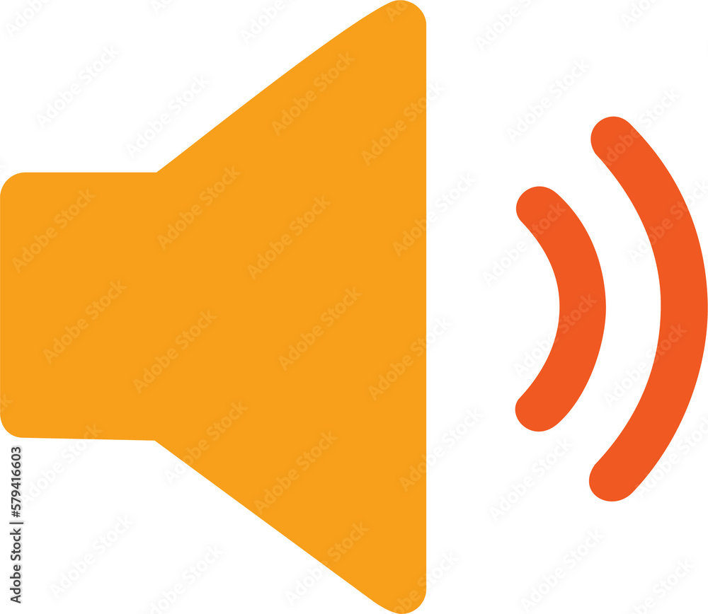 Poster mute icon for ui design and web applications