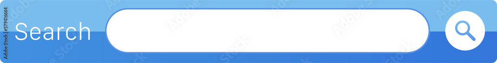 Poster search bar for ui design and web site.