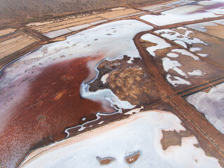 Stunning aerial photos showcase the natural beauty and unique features of Pedra de Lume Saline in Sal Island, Cabo Verde. Witness the salt mines and picturesque village from above.