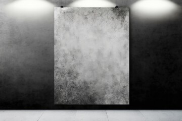 Abstract grey color design is bright with a white gradient background, depicting an old wall texture of cement in dark black and gray. Generative AI