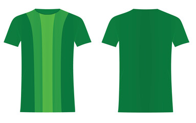 Green man t shirt line pattern. vector illustration