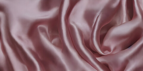 light pink silk fabric, satin fabric, textured background for presentation, silk clothe folds, AI generated