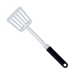 kitchen spatula on white background