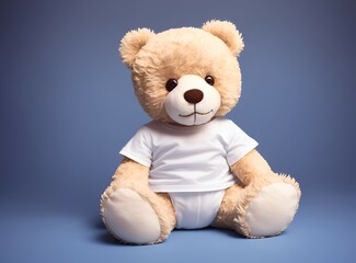 Young teddy bear. Created with generated ai 