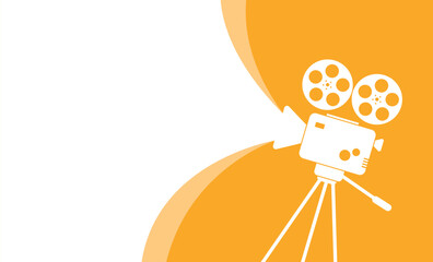 sfondo, cinepresa, cinema, proiezione cinematografica