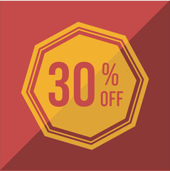 % off promotion discount banner for general stores