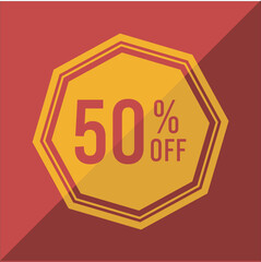 % off promotion discount banner for general stores