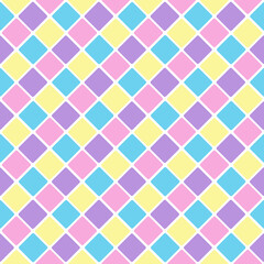 Seamless geometric pattern pattern in pastel tones.