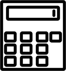  flat icon calculator